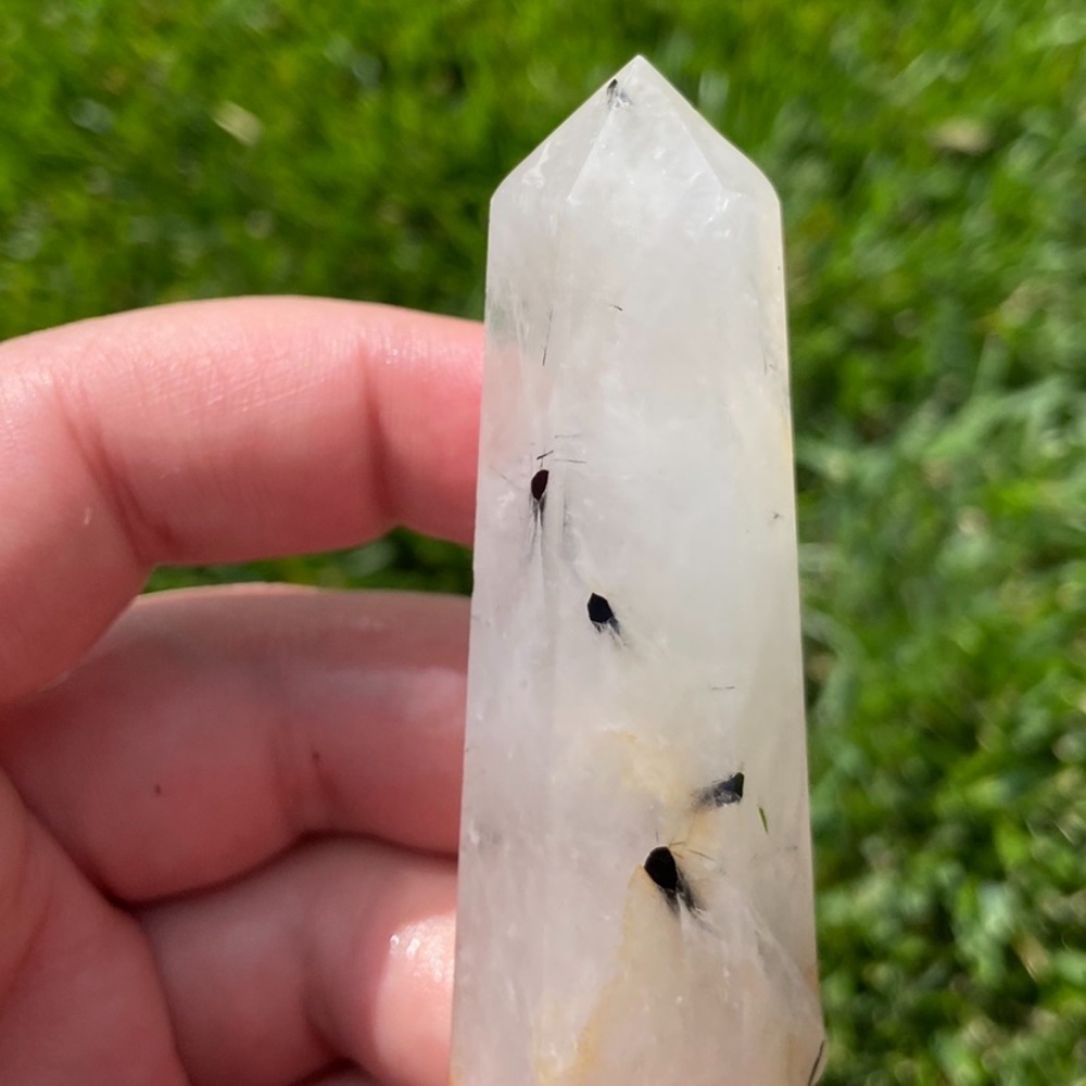 Crystal Quartz Tourmaline